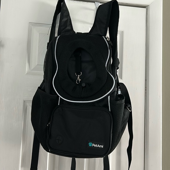 PET AMI DELUXE FRONTPET CARRIER BACKPACK AMI NWT - Picture 1 of 6